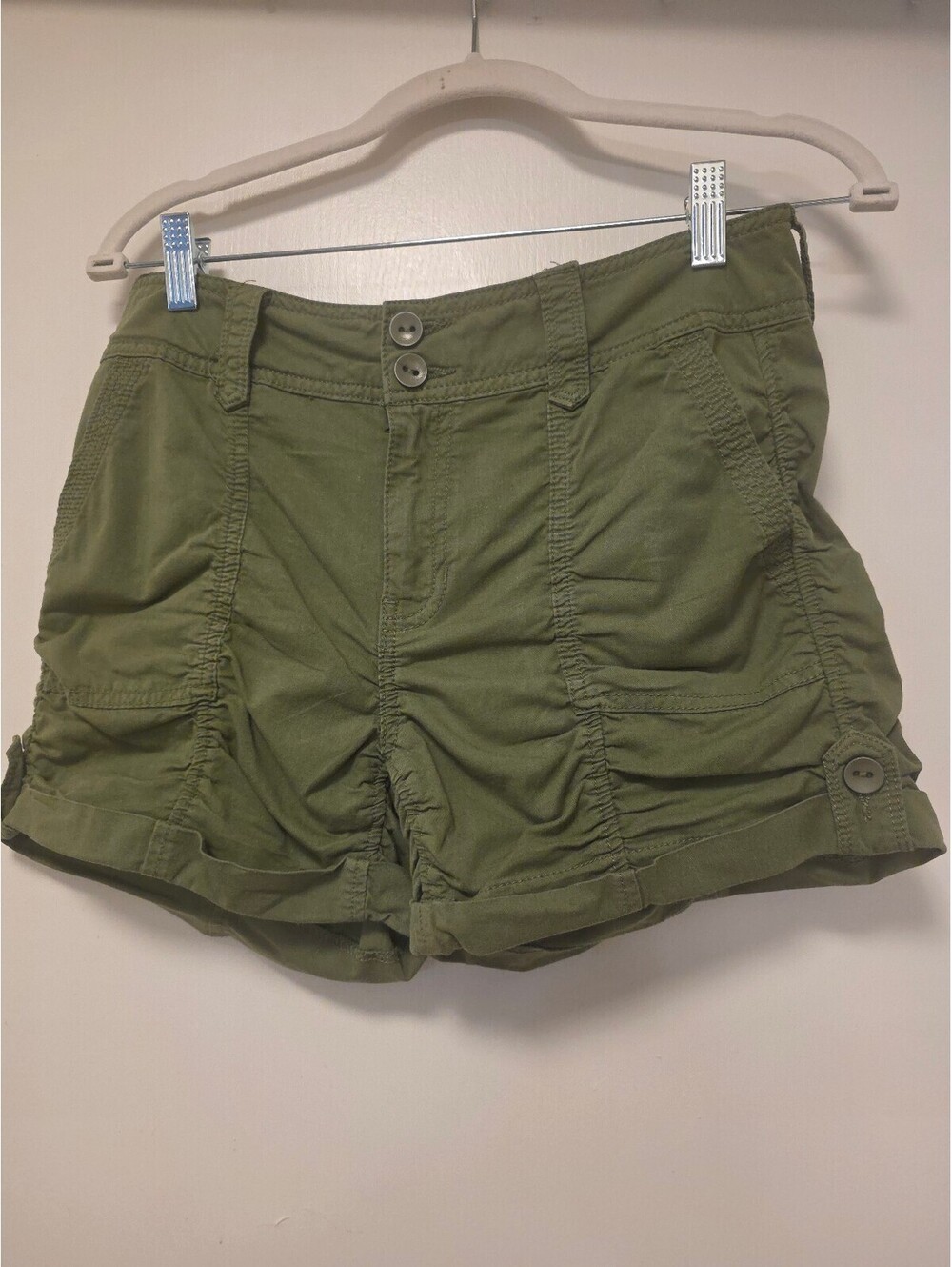 Vanilla Star Green Cargo Shorts